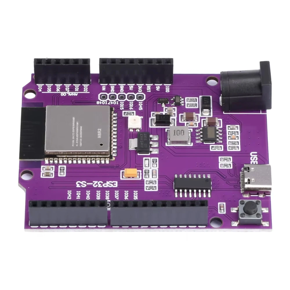 Esp32-S3 Uno Development Board On-Board -1-N8R2 N16R8 Module Compatible with Devkitc-1 Type-c Usb Interface