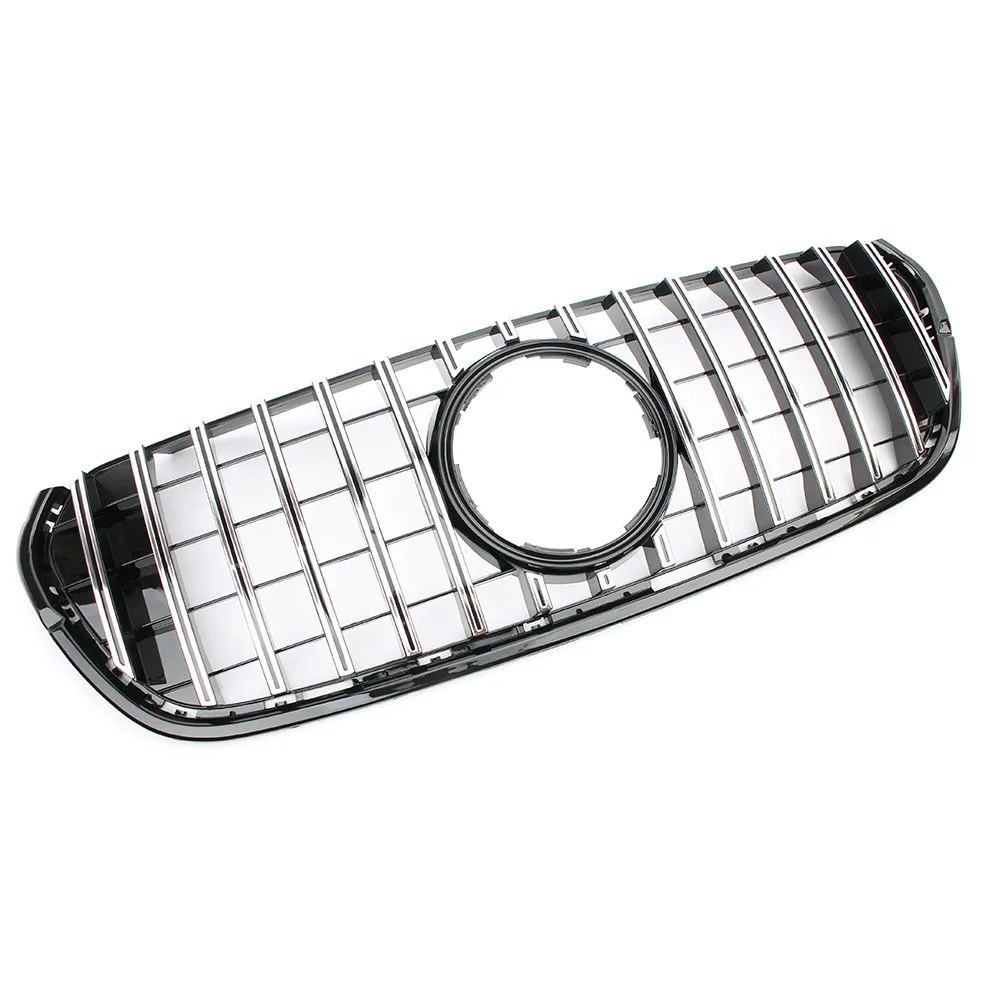Car Front Racing Billet Bumper Grille Upper Grill Cover For Mercedes-Benz W470 X-CLASS X220d X250d X350d