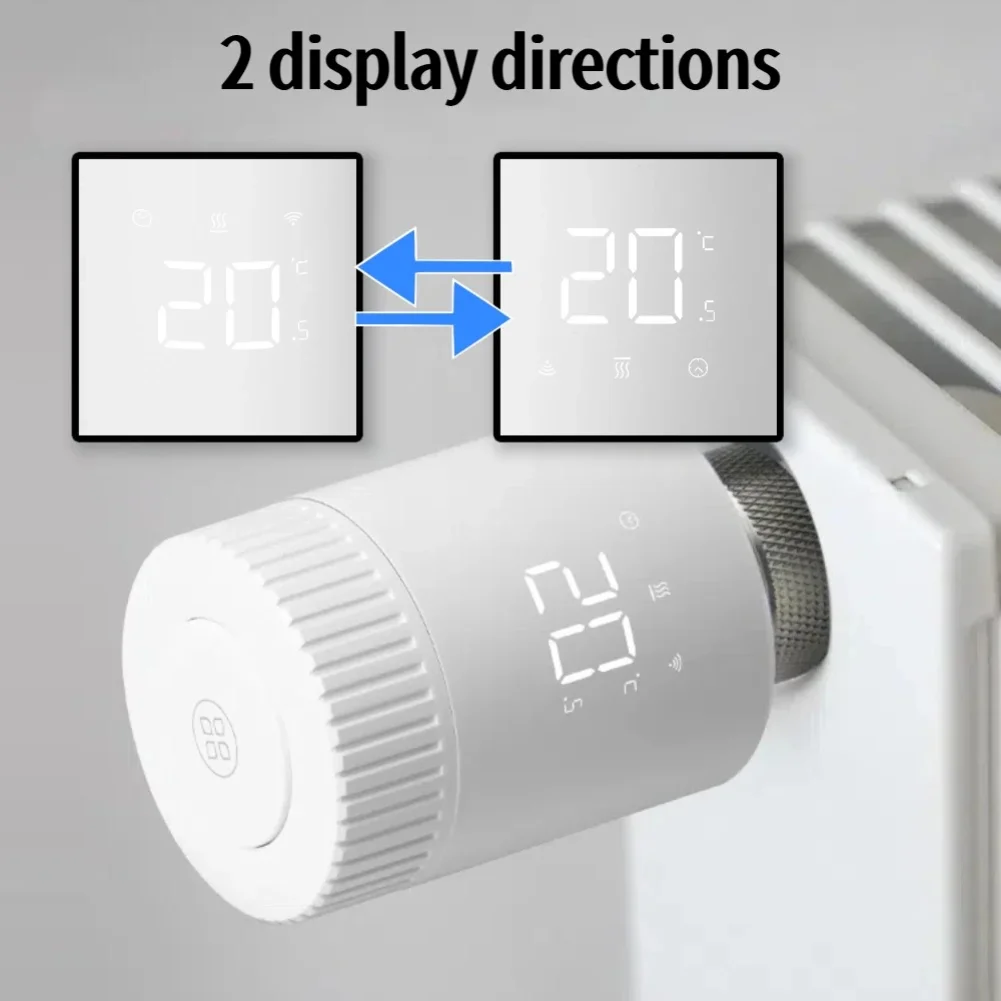 

Умный клапан контроля температуры для Tuya и для Zigbee WIFI TRV, пульт дистанционного управления с энергосберегающими и защитными функциями