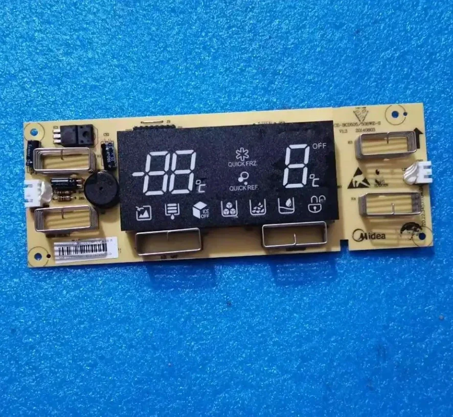 

New For CE-BCD505/508WE-S for midea refrigerator and freezer display touch control board 17131000000097