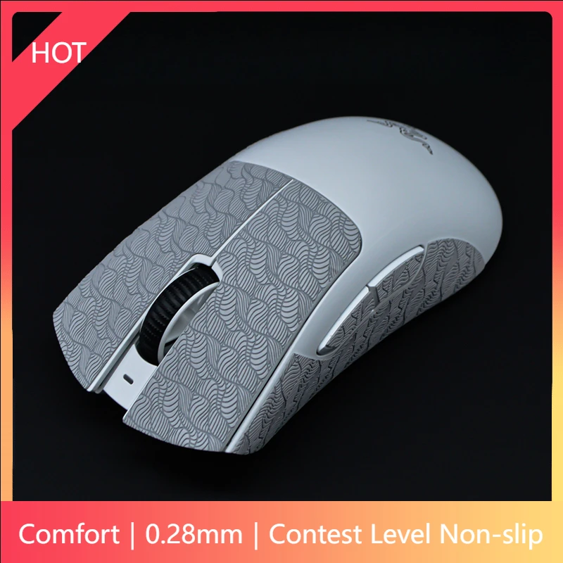 RZ Viper V3pro/Fast Version Mouse Grip Tape Custom 0.28/0.5mm Ultrathin Contest Level Non-slip Sweat Absorption Mouse Sticker