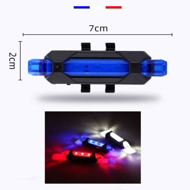 ISURE MARINE دراجة LED المصابيح الخلفية ليلة تشغيل أضواء السلامة تحذير المصابيح الخلفية المحمولة USB شحن