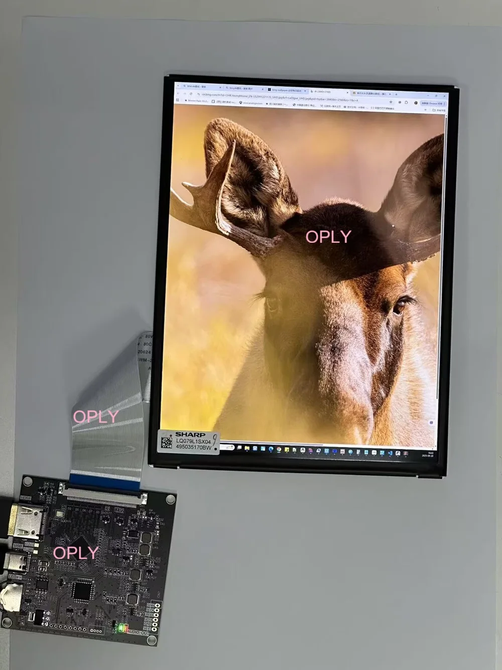 

7.9" IPS Screen Module 2048*1536 Panel 2K 1536x2048 7.9 inch LED + HDMI-compatible Type-C to MIPI Controller Board for PS 360Box