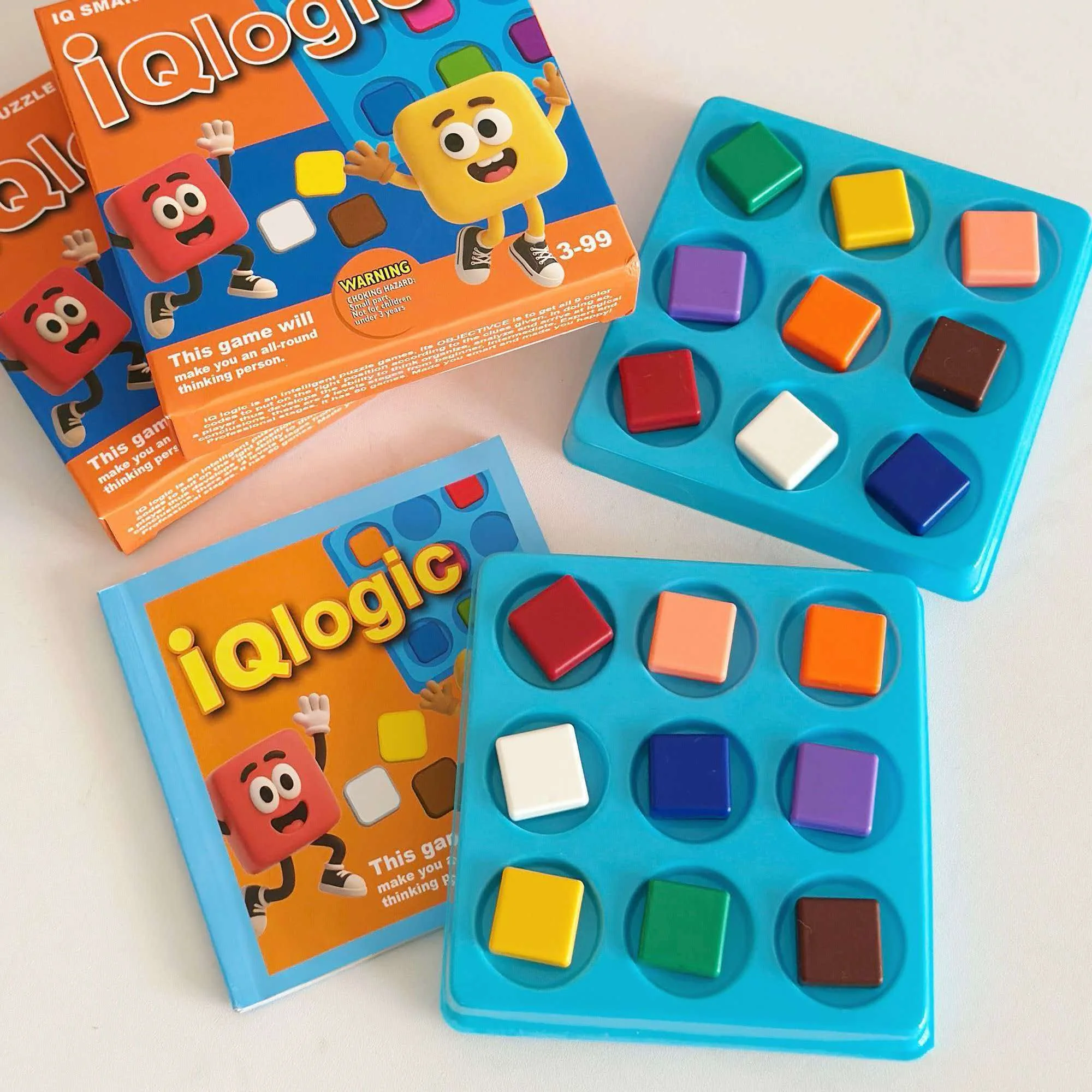 Creative Nine Color Games IQ Logic Puzzles Brain Teaser Spatial Reasoning Thinking Stratege Problem Solving Educational Toys
