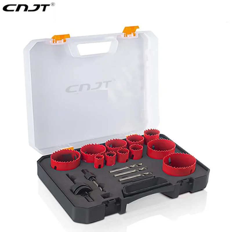 

Bimetal hole opener set, factory OEM processing customization, metal hole saw set set, hole opener drill bit