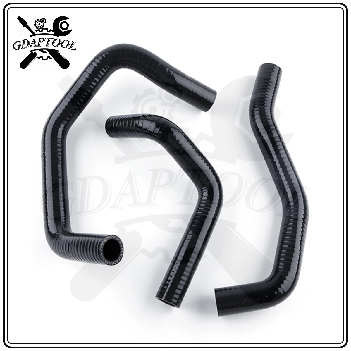 3PCS Silicone Radiator Coolant Hose Kit For Kawasaki Ninja ZX6R ZX636B 2003 2004 Motorcycle Cooling Water Pipe Set