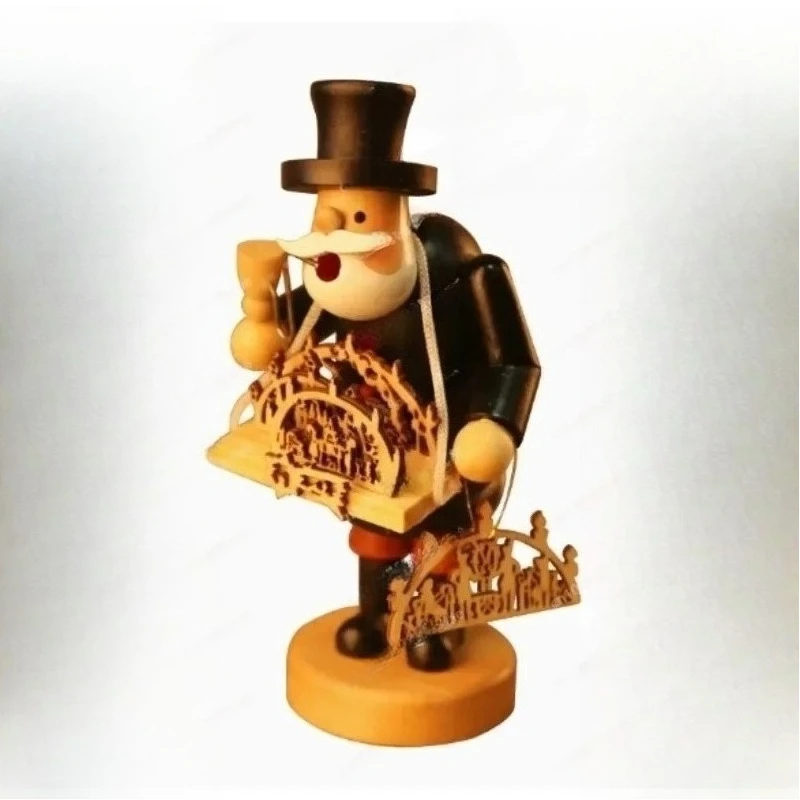 handcrafted-wooden-smoking-man-incense-burner-18cm-christmas-decoration-with-cone-incense-holder