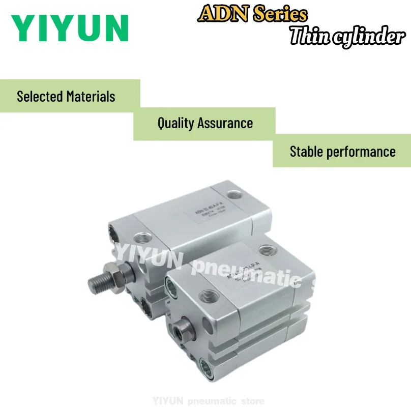 

ADN-80,ADN-100,ADN125-5-I-P-A,-10-15-20-25-30-35-40-45-50-55-60-70-75-80-90-100-I-P-A YIYUN Тонкий цилиндр серии ADN