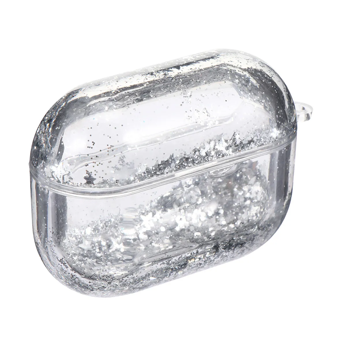 1Pcs Stylish Sequins Quicksand Earphone Box Cover Compatible with Apple Smooth Surface Creative Decorative Earphone