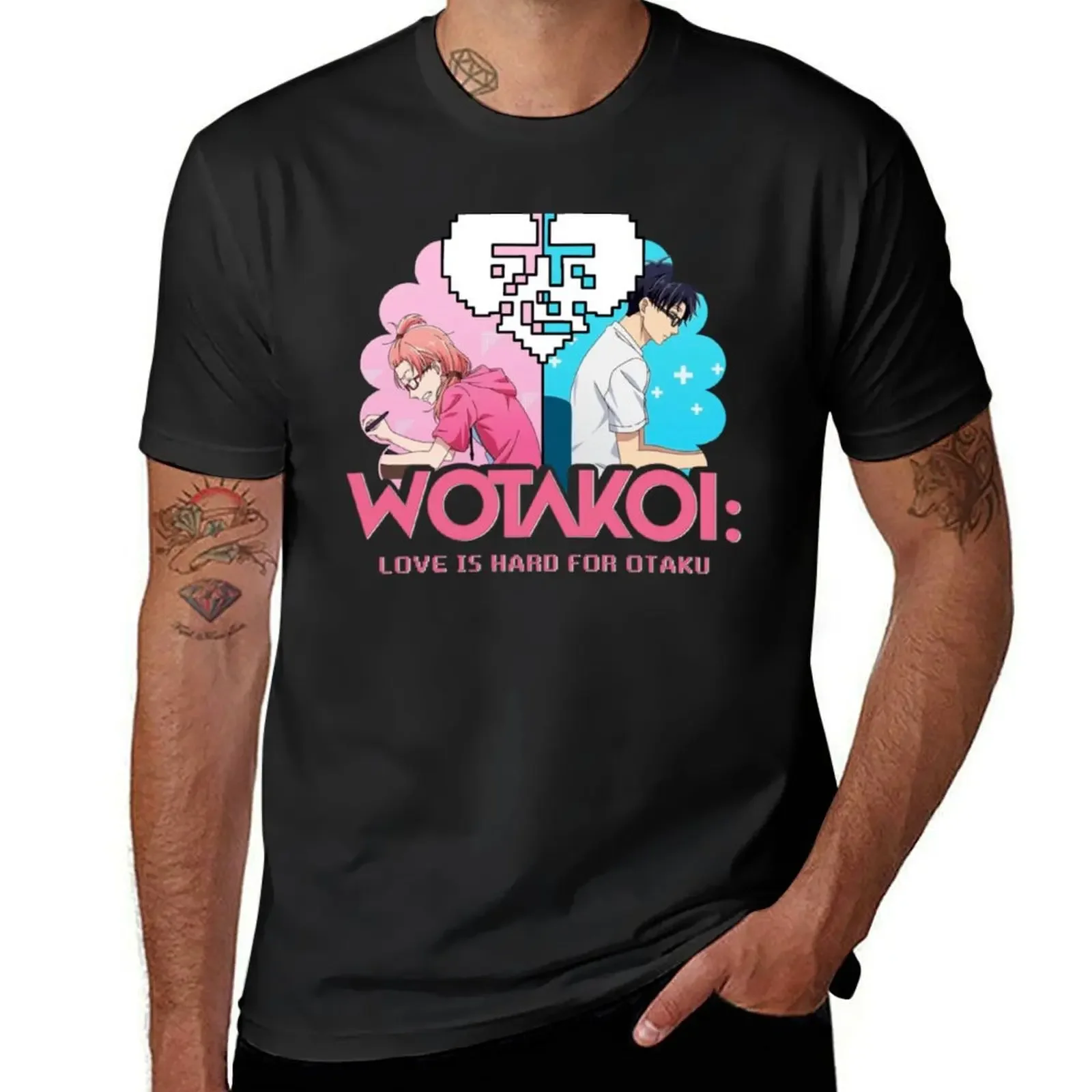 

Wotakoi Love is Hard for Otaku 1 T-Shirt essential t shirt quick-drying anime t shirts mens t shirt