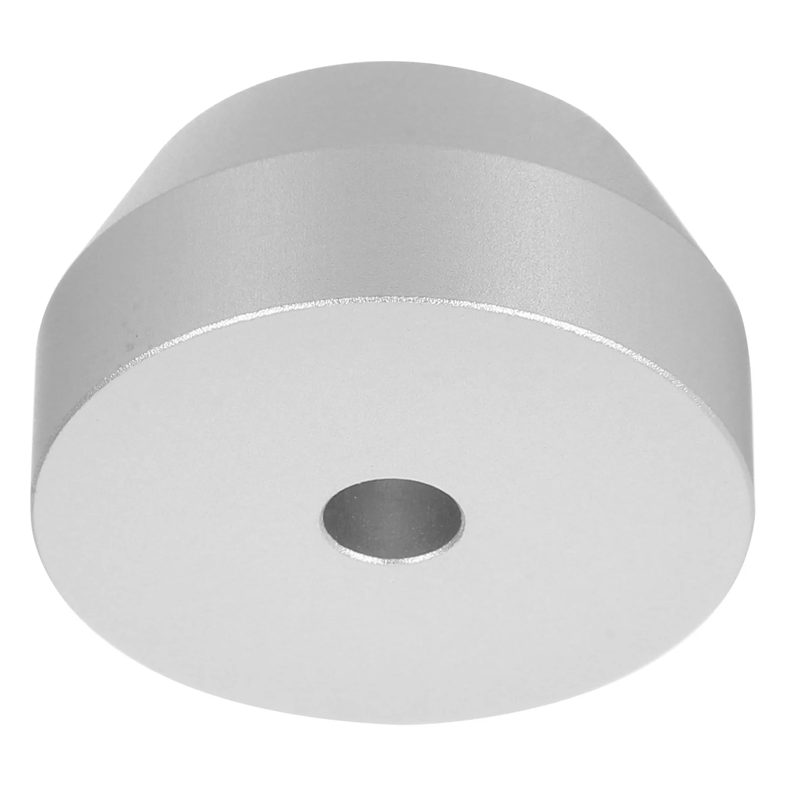 

Vinyl Record Adapter Weight Stabilizer for Large Hole Discs Universal Turntable Accessory Silver Aluminum DJs Equipment