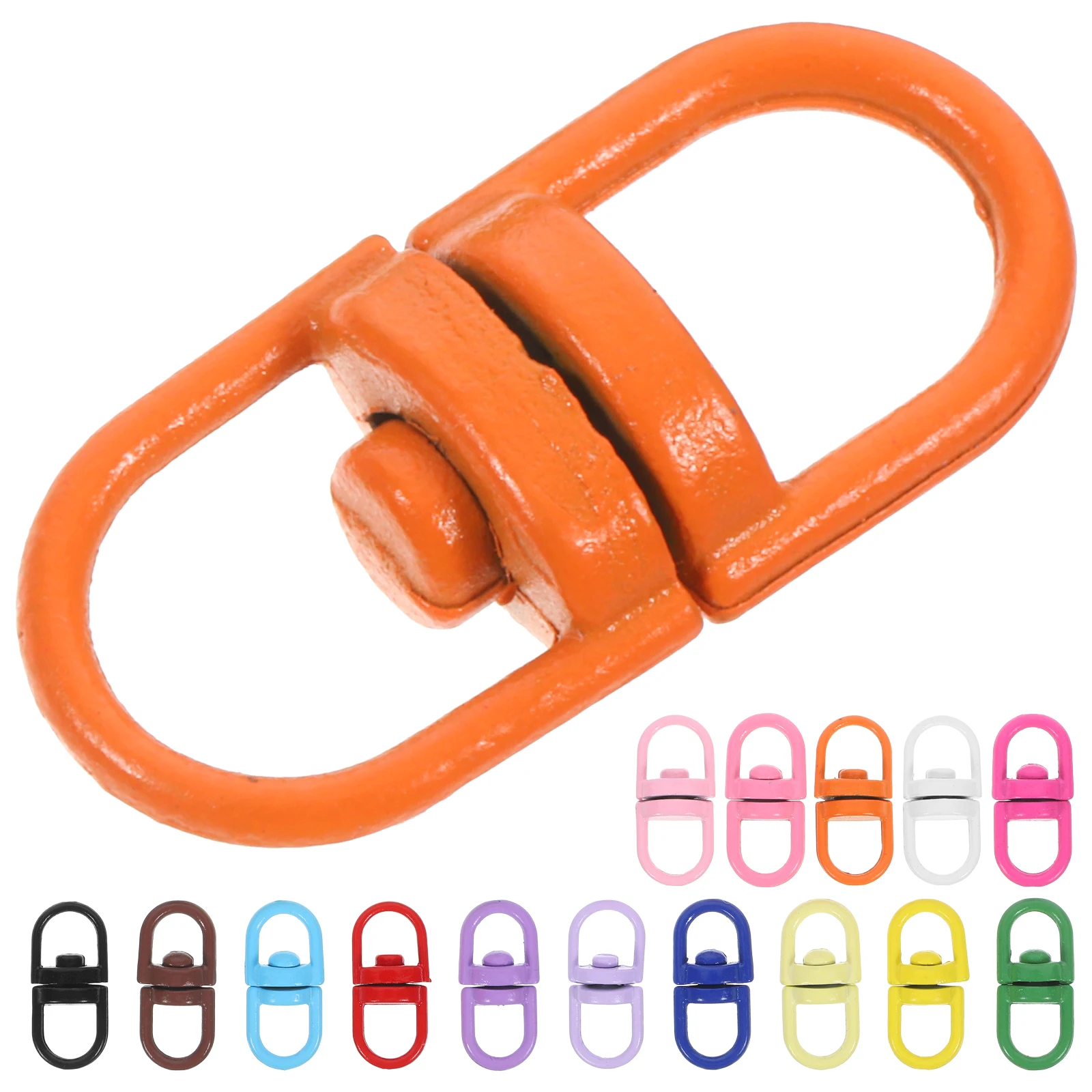 

1 Set Zinc Alloy Swivel Snap Clasp Keychain Repair Connector Key Ring Clip Craft Supplies Hardware Buckle Replacement For Diy