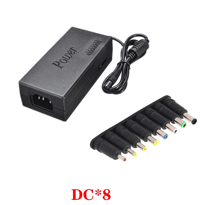 Universal Power Adapter 96W 12V To 24V Adjustable Portable Charger For Dell Toshiba Hp Asus Acer Laptops Eu-Plug