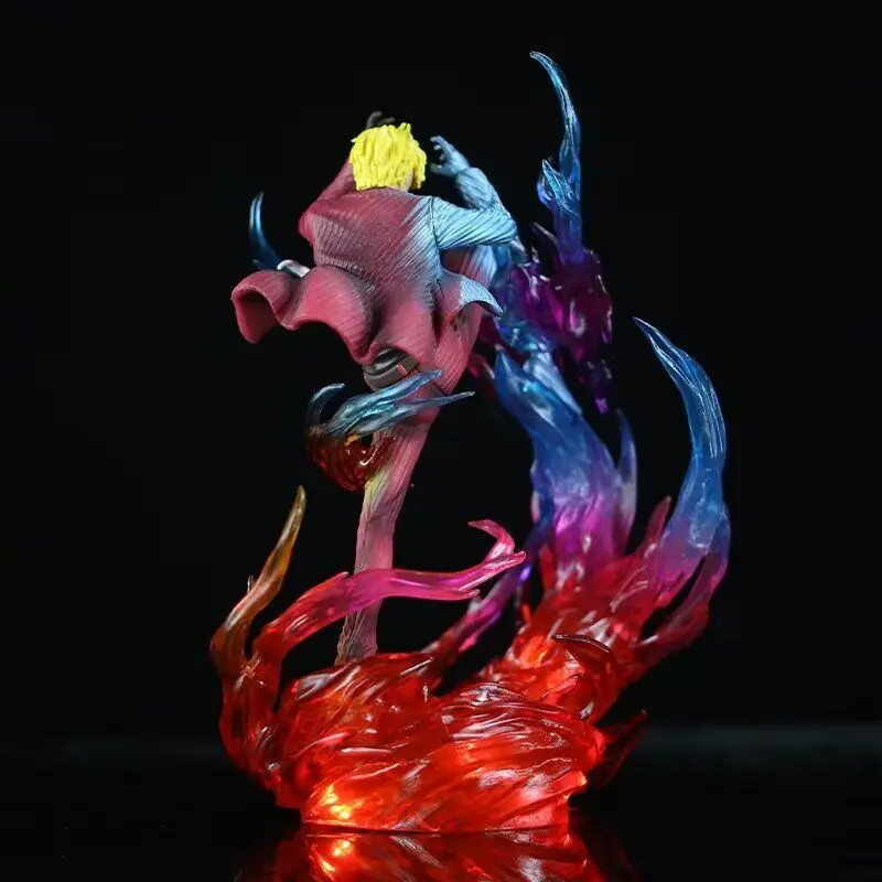 

Фигурка Bandai One Piece Onigashima Awakening Sanji, 22.5 см, светящаяся, из ПВХ, GK статуэтка, аниме-модель для рабочего стола, коллекционная игрушка, подарок