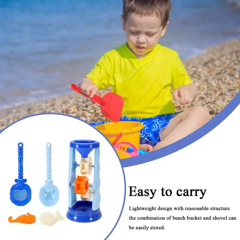 Sand Toys For Kids Sea-Themed Children Beach Sand Toys Boys Girls Castle Building Imaginative Play Game For Camping Backyard