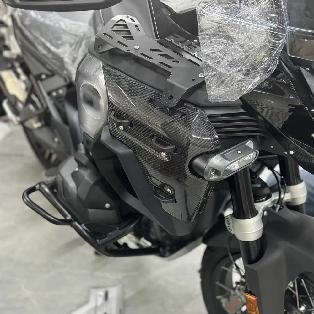 For BMW R1300 GS ADV Adventure 2024-2026 2025 carbon fiber Side Panel Water Tank Guards Frame Protector Radiator Cover Fairing
