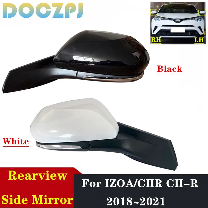 

Car Side Mirror 87940-F4160 87910-F4140 For IZOA C-HR 2015 2016 2017 2018 2019 2020 2021 5PINS / 7PINS Manual Folding