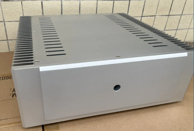 Srebrna sznur 150mm pełna aluminiowa klasa wzmacniacza obudowa obudowy/obudowa/pudełko DIY (430*150*413mm)