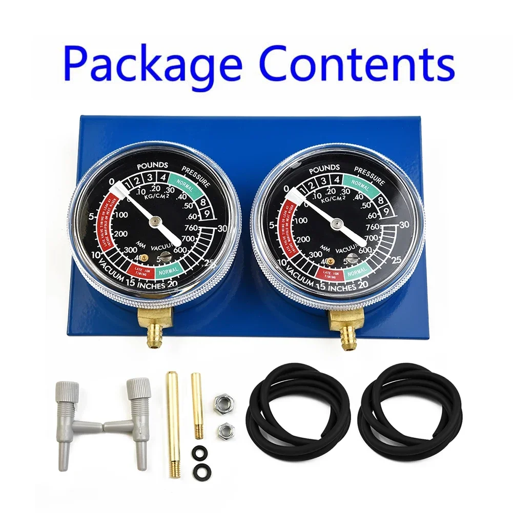 With Hose Vacuum Gauge Balancer Motorcycle Connectors Carburetor Instrumentation Synchronizer Practical Durable