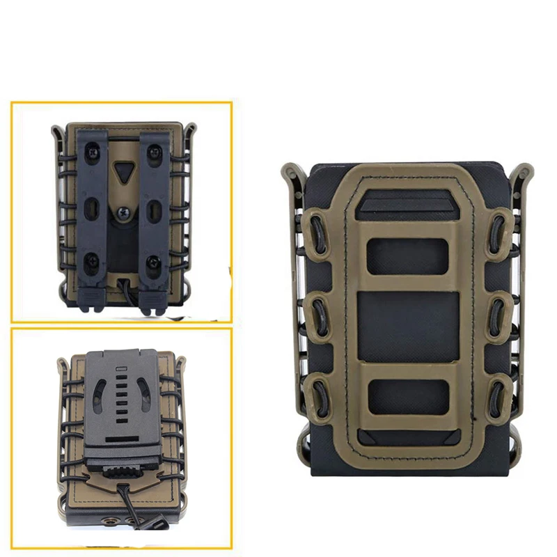 Tactical 7.62/5.56mm Magazine Pouch for AR15 M4 M16 AK47 Molle Scorpion Fast Magazine Holster Case Airsoft Hunting Accessories