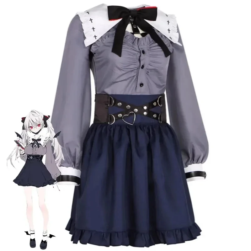 

anime virtual YouTuber Kuzuha transformed into the Sanya cosplay outfit, suitable for Halloween and Christmas parties. FD1;6