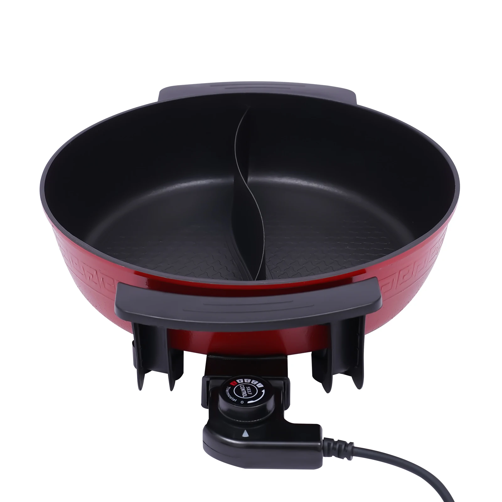 Yuanyang 6L Hot Pot Double Steamer Hot Pot Multifunctional Electric Hob 1300W 2 Grid 2 Flavour Cooking Pot Cooking Utensils