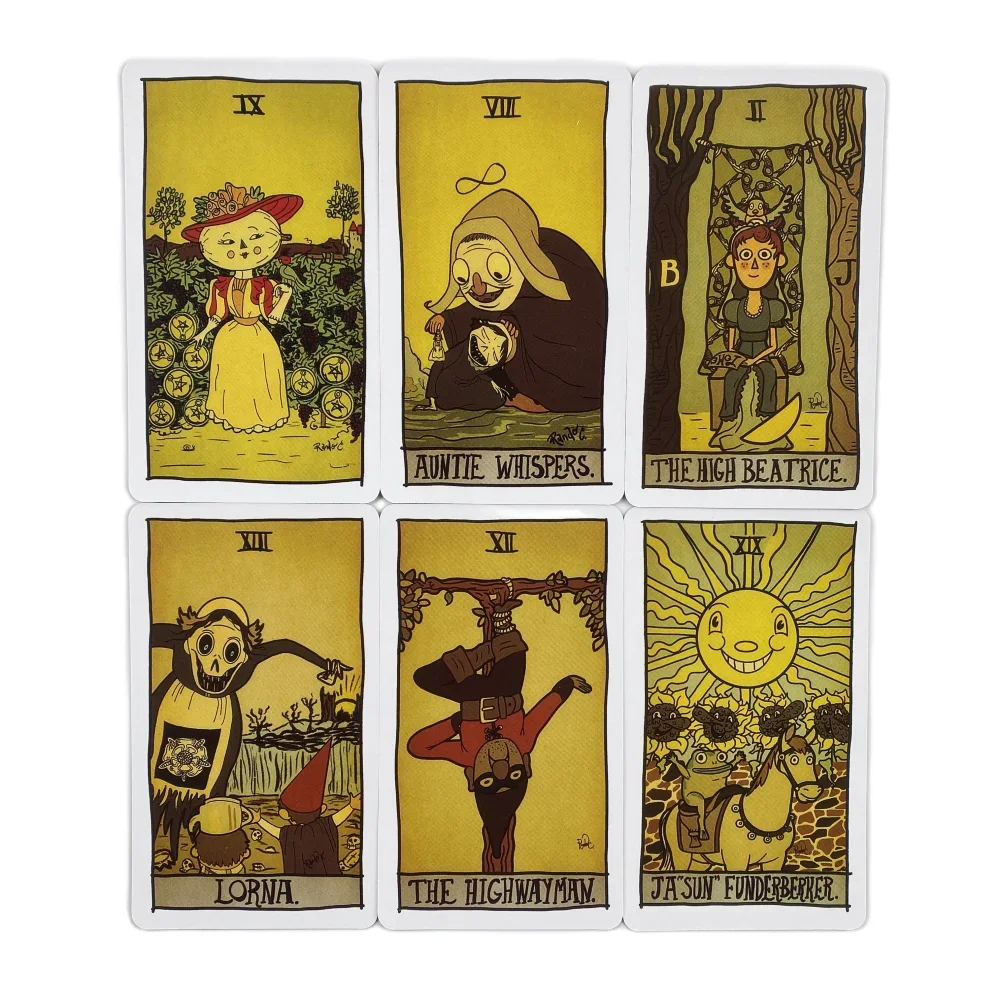 Tarot of the Unknown cartas, visão Inglês, edição adivinhação, cartas de baralho, Inglês