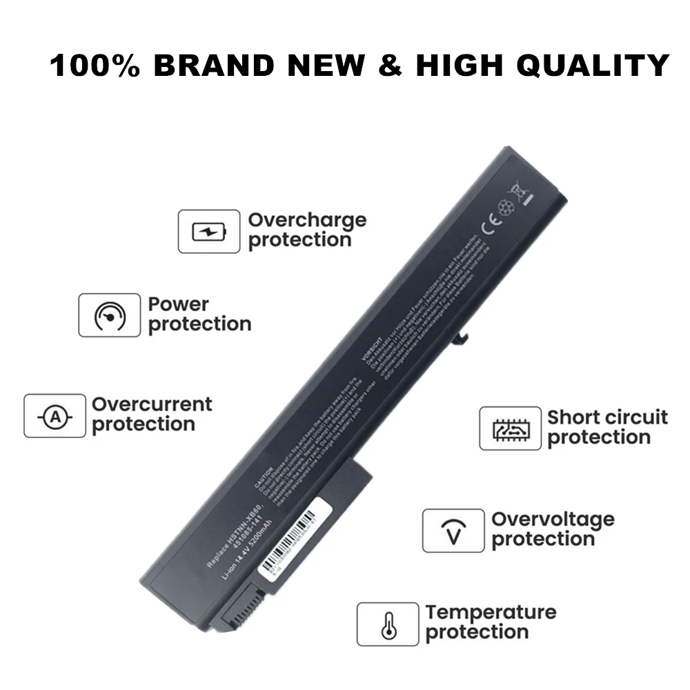Laptop Battery For HP EliteBook 8530p 8530w 8540p 8540w 8730p 8730w 8740w for ProBook 6545b HSTNN-LB60 HSTNN-OB60 HSTNN-XB60