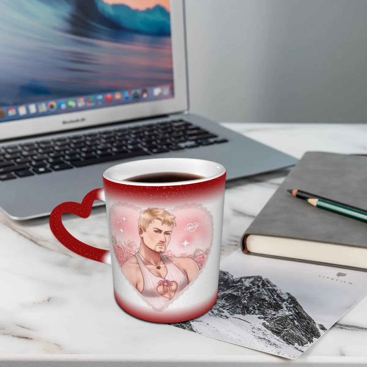 Reiner Coquette Attack On Titan Anime Mug Funny Ceramic Coffee Cups Tea Mugs Milk Cup Drinkware Gifts for Woman Man
