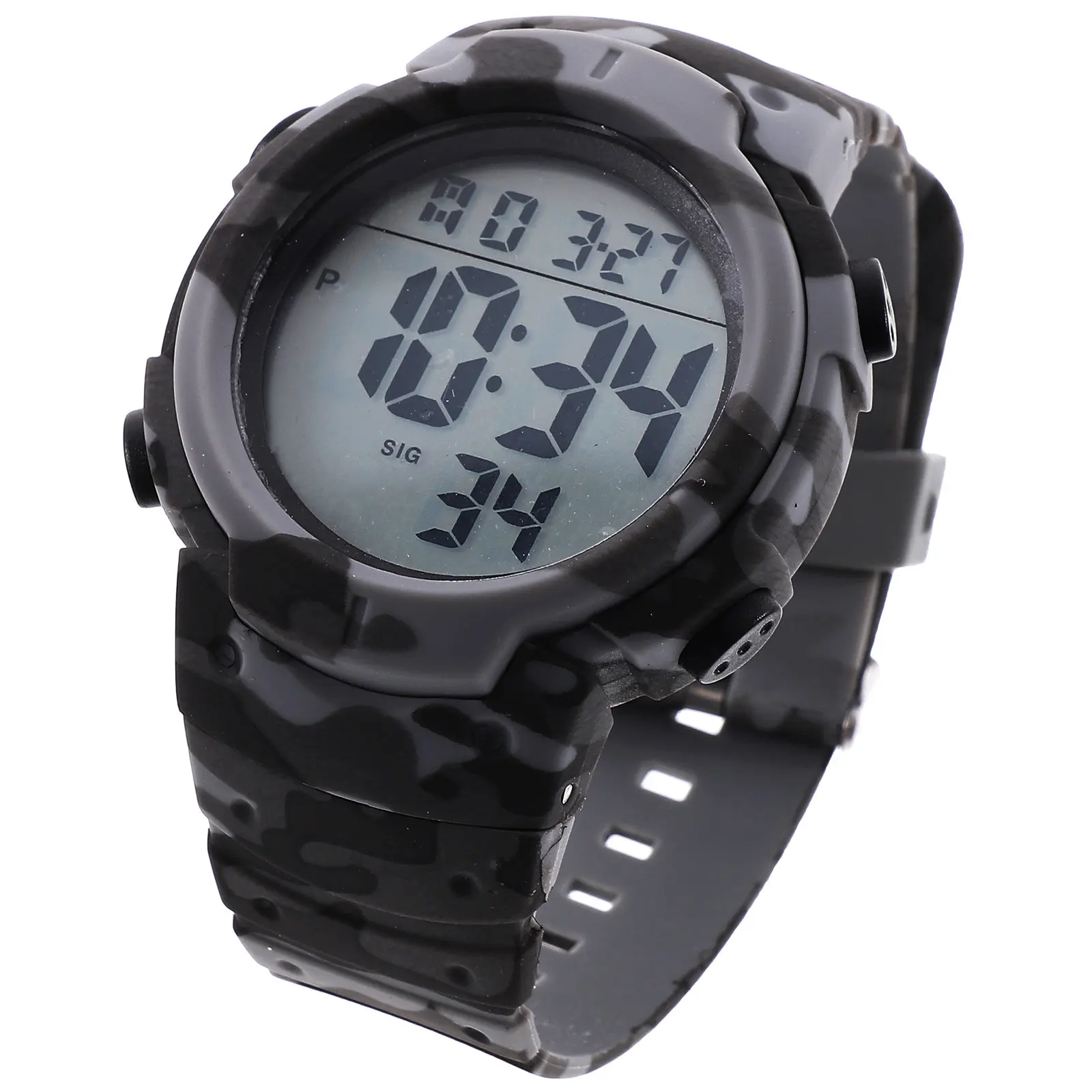 

Digital Sports Watch Large Screen Multifunction Stopwatch Luminous Display Electronic Watch Outdoor Exercise Durable Fashion