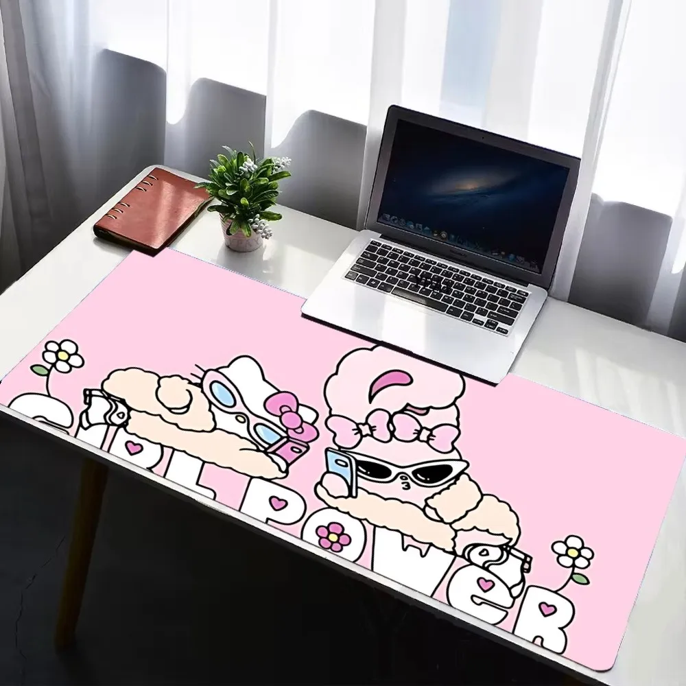 Cute E-esther B-bunny Mousepad Mousepad New Arrivals Large Gaming Mousepad L XL XXL Gamer Mouse Pad Size For Keyboards Mat