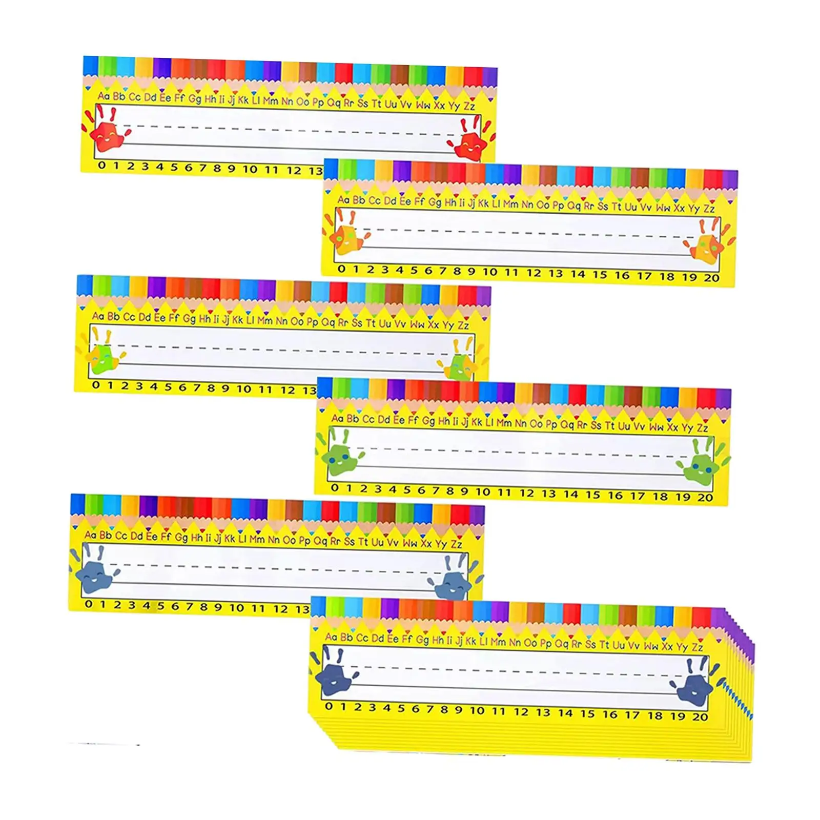 Klassen zimmer Typenschilder Zubehör mit Klebe punkt Punkte DIY Namens karten Namensschilder Namensschilder für Party Teaching Desk Desktop Home