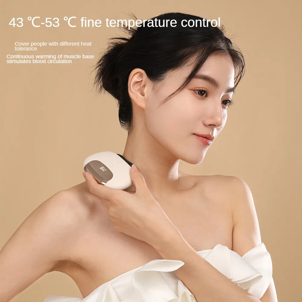 

2024 Intelligent Electric Needle Stone Heating Massager Scraping Instrument Scraping Board Beauty Instrument Facial Lift