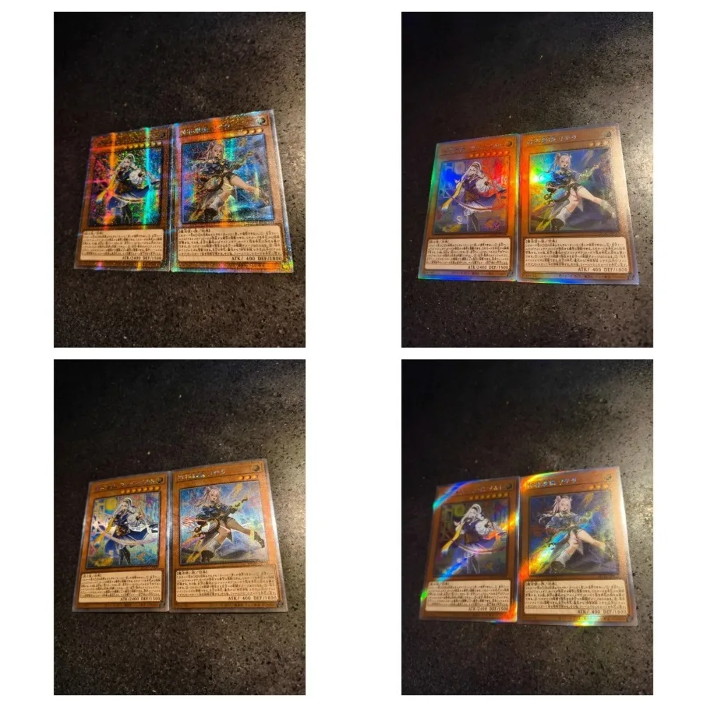 

DIY Yu-Gi-Oh! Fermelt Shenyi Apprentice Littra Prismatic Secret Rare Anime Peripheral Game Collection Card Holiday Gift