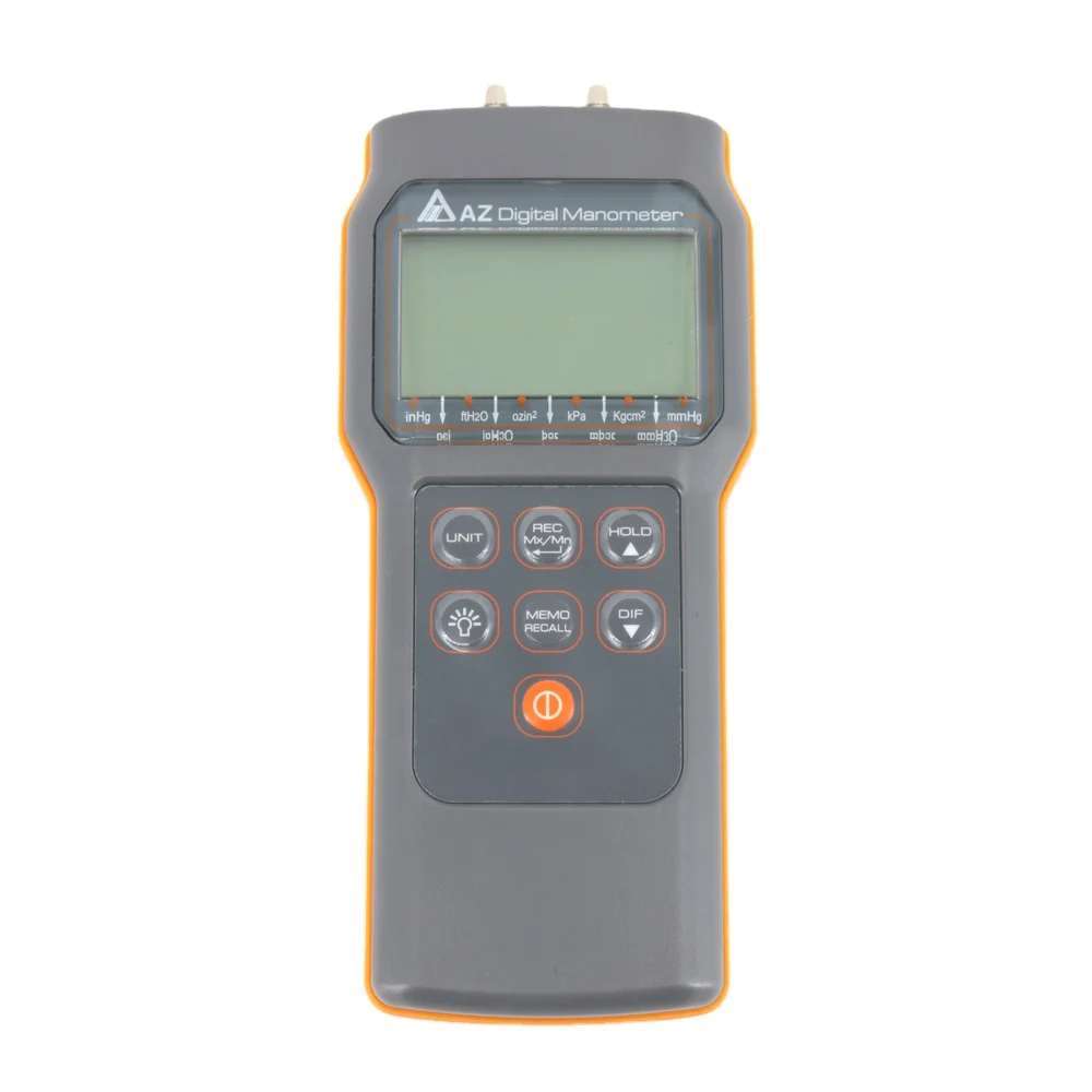 AZ82062 6psi Memories High Precision Digital Pressure Manometer Differential Pressure Gauge Measuring Range 99 Points