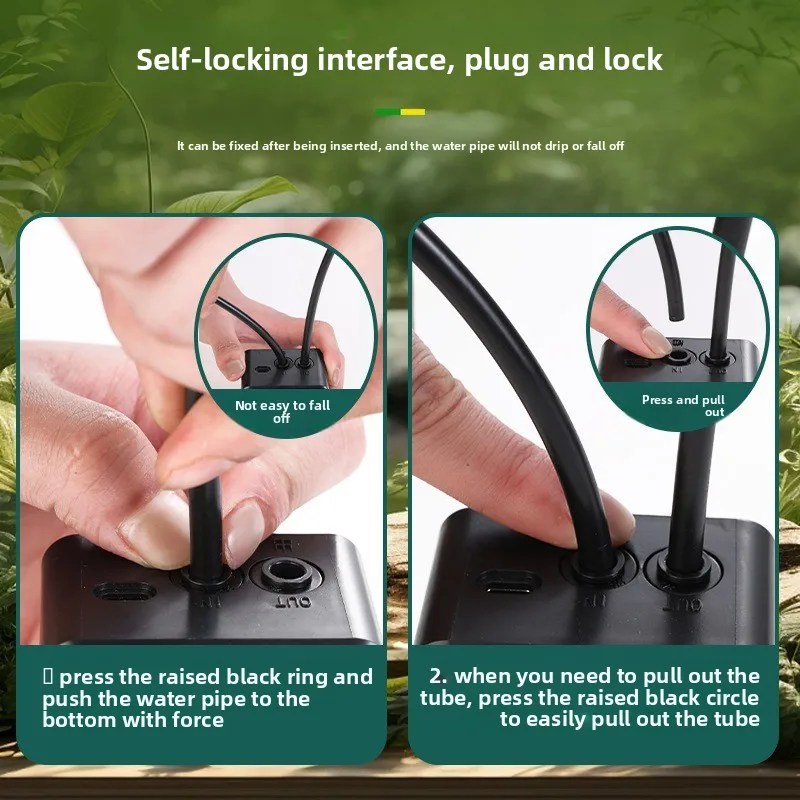 Rainforest terrarium mini misting system dual nozzle for lizard tree frog reptile humidifier spray