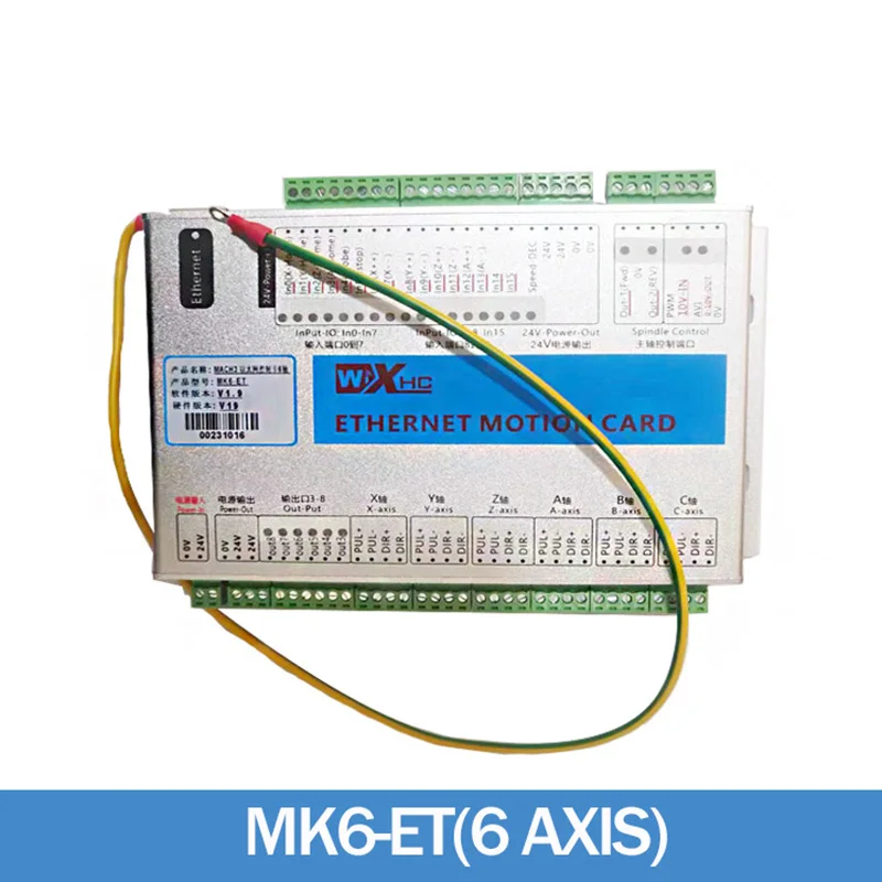 3 4 6 Axes Motion Control Board Ethernet Port for CNC Router
