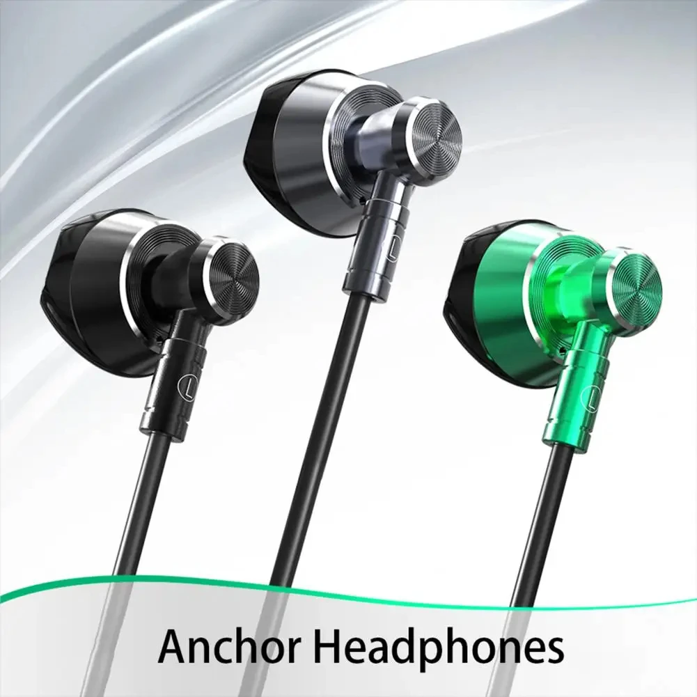 KT-01 Wired Earbud HiFi HD-compatible Calling 3.5mm Singing Recording Earphone with Microphone for Listening to Music