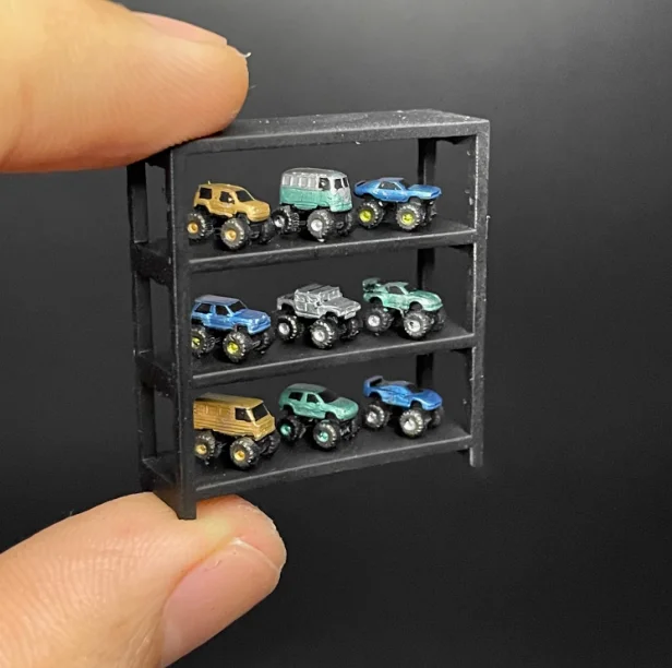 

1:64 Scale Garage Scenarios Suitable for 1:10 Large Foot Car