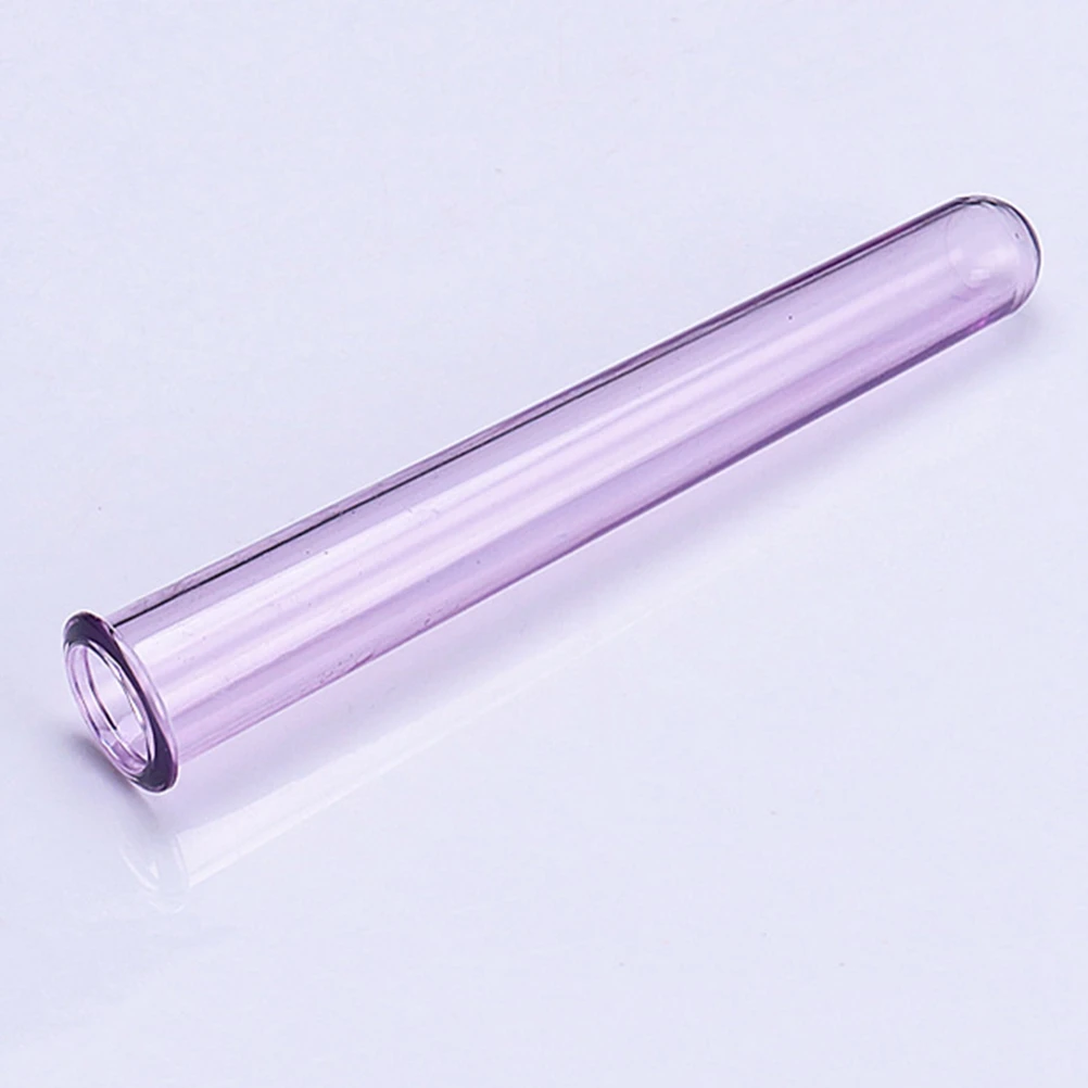 

4Pcs Round Bottom Test Tubes Plastic Clear Colorful Durable Eco Friendly for Experiments Party Wine Cocktail Storage