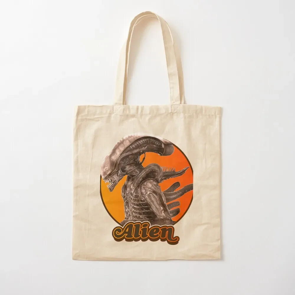 

Retro Alien Xenomorph Tribute Tote Bag Handbags shopping bag eco pack Tote Bag