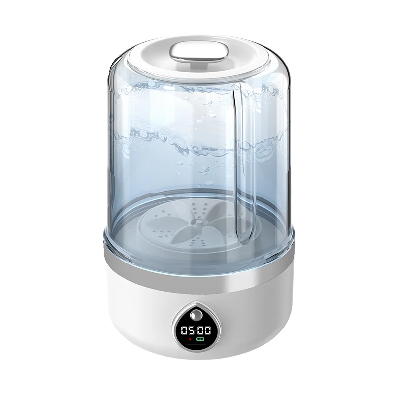 1.4L Mini Rechargeable Washing Machine Bucket for Socks Underwear Cleaning Hotel Apartment Portable Small Travel Washing Machine