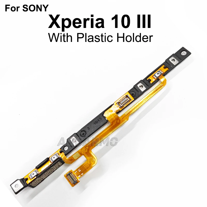 Aocarmo For Sony Xperia 10 III X10iii Power On/Off Volume Button