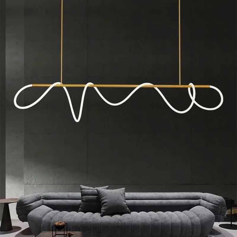

Post modern restaurant chandelier strip creative bar coffee shop art chandelier front desk designer chandelier