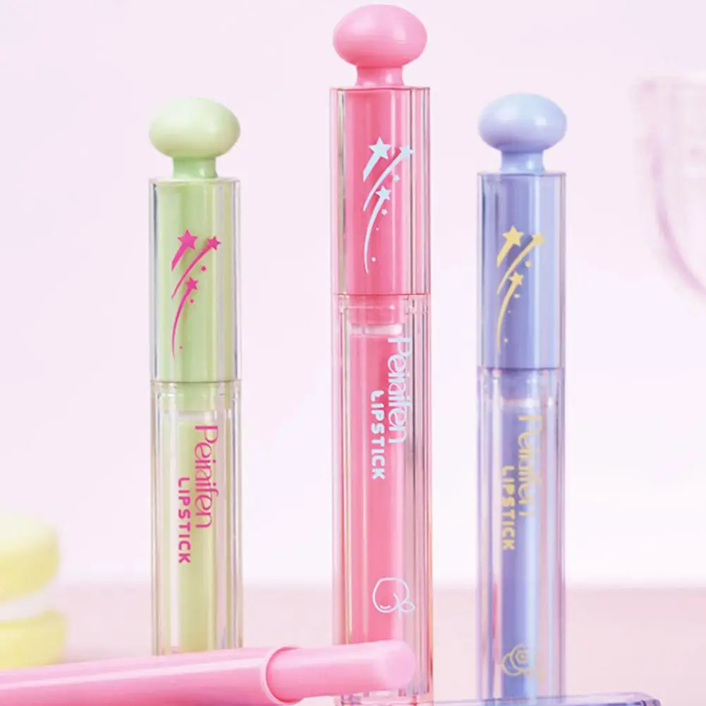 3個入りフルーツフレーバー変色リップバームセット 保湿リップグロス、プランピングティントリップスティック、長持ちリップケアキット