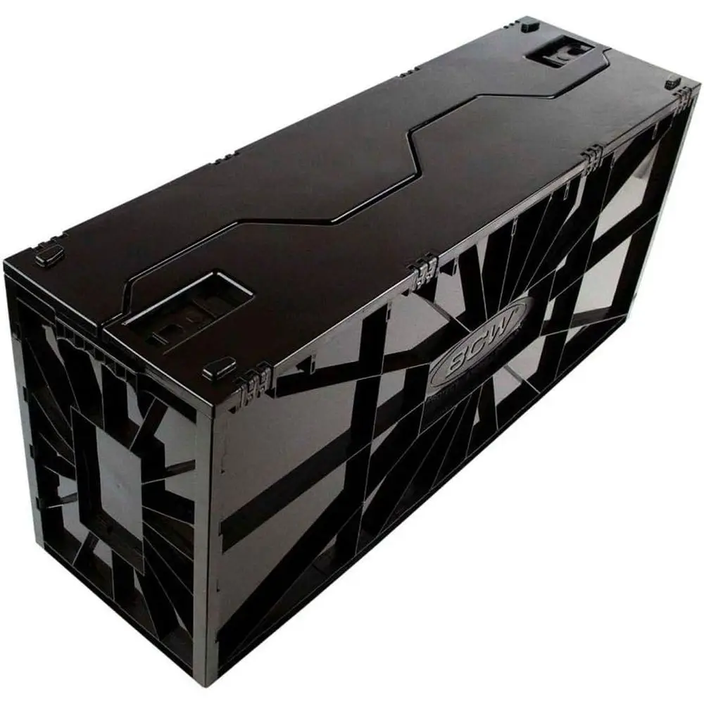 Sturdy Comic Storage Box - Holds 300 Comics | Stackable Organizer with Acid-Free Plastic, Divider, and Label Slot