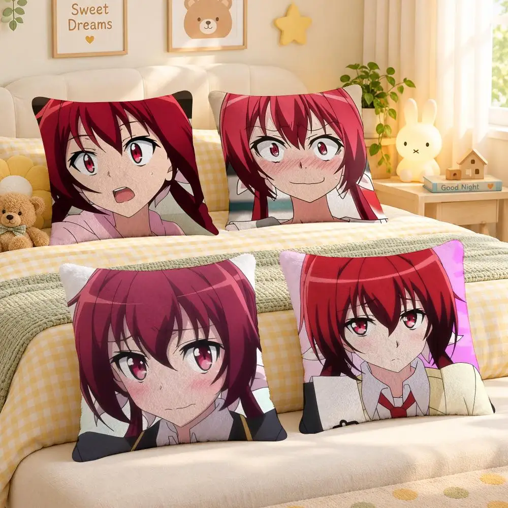 Anime Castle Town Dandelion Comedy Cushion Cover Personalized Decorative Living Room Home Sofa Bedroom Office Car Decor