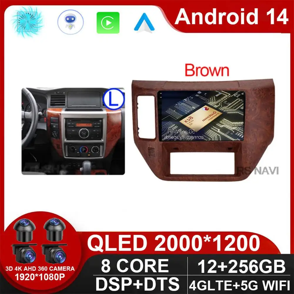 

Android 14 Carplay Auto WlFl+4G For Nissan Patrol 2004 - 2021 Car Radio Multimedia Car Radio Multimedia Video Player Navigation