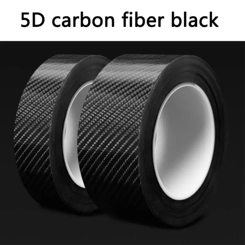 5D Carbon Fiber Texture Tape 3cm 5cm Bike Protection Stickers Anti-scratch Bicycle Frame Protector Film Tool Cycling Accessories