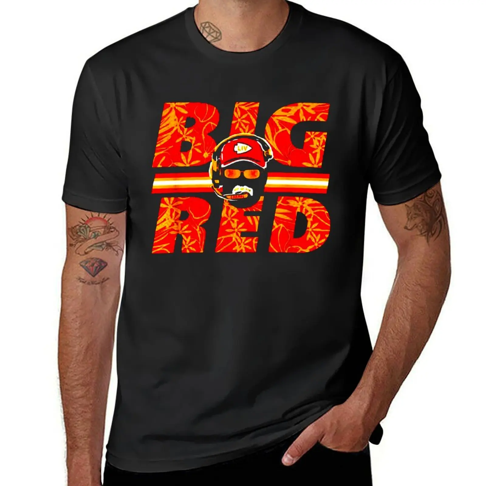 Andy Reid big red shirt T-Shirt sports fans hippie clothes t shirt men